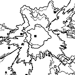 Id�teret �br�zol� torz�tott kartogram-t�rk�p  (2006)