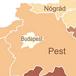 Diffuzi�s kartogram-t�rk�p Magyarorsz�gr�l