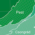 Diffuzi�s kartogram-t�rk�p Magyarorsz�gr�l